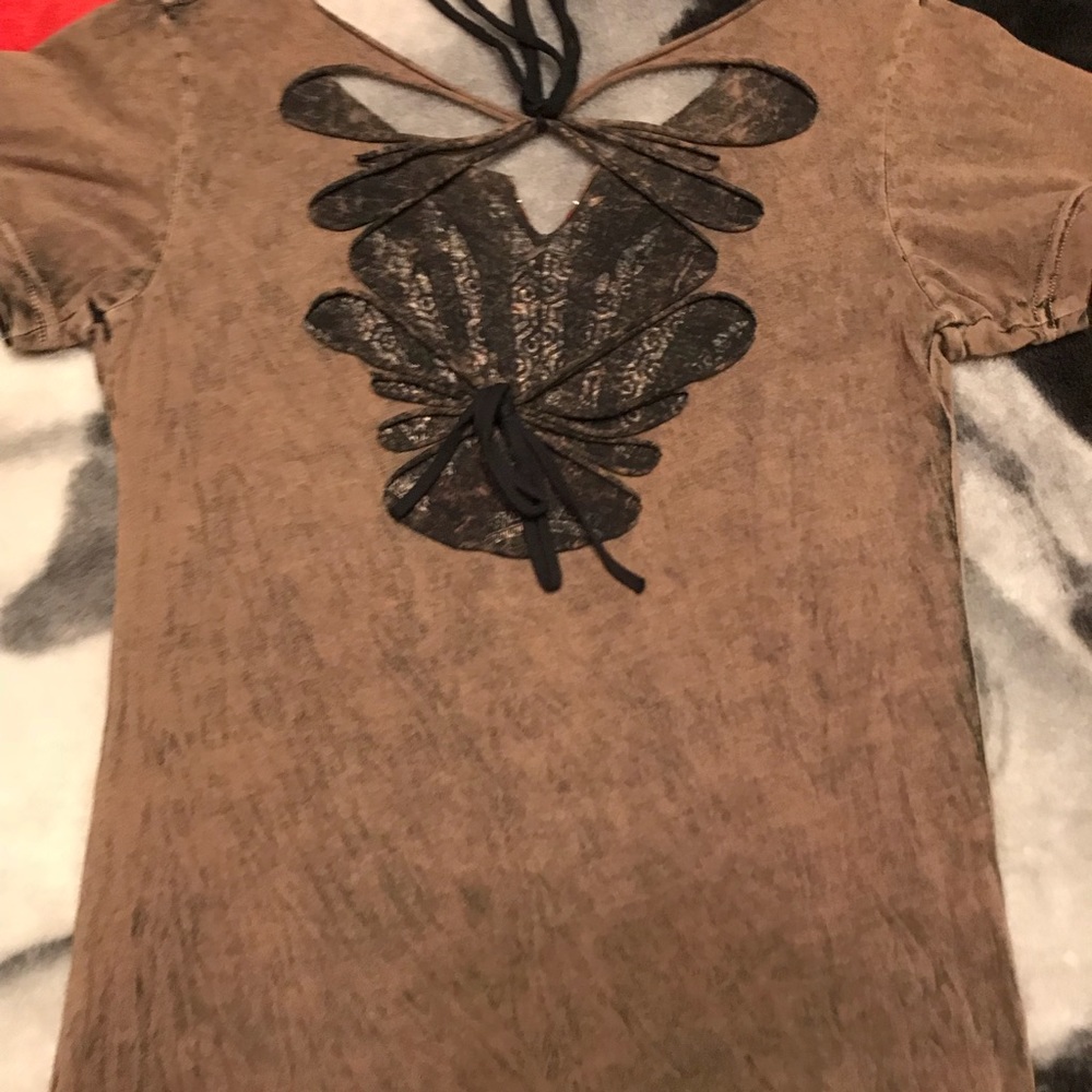 Women’s Affliction top.  Like new wo tags kñv
